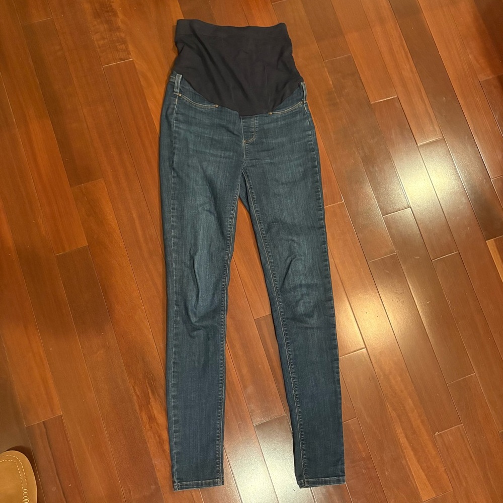 Seraphine maternity over the bump skinny jeans - Picture 2 of 4